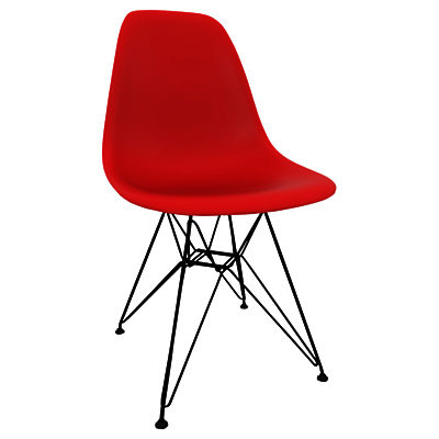 Vitra Eames DSR 43cm Side Chair Classic Red / Black